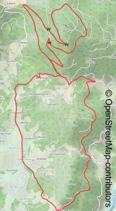 Mountainbiking in Bavaria. Eine Mountainbiketour im Bernriedertal, bayrischer Wald, Ostbayern.