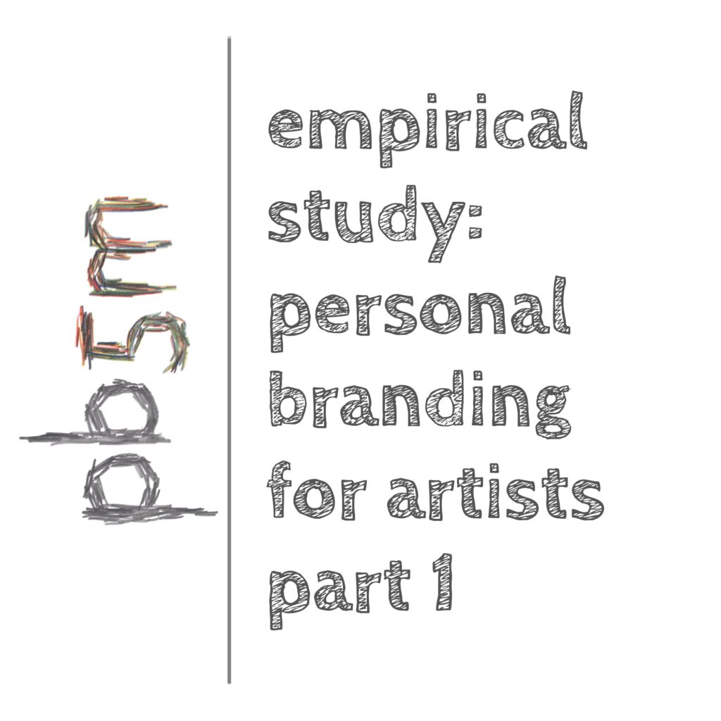An empirical study about the personal branding activities of artists