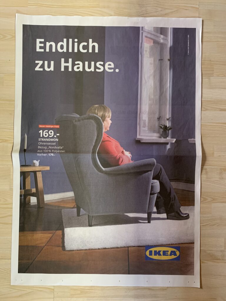IKEA Werbung Angela Merkel